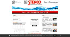 Desktop Screenshot of clientes.stenco.es